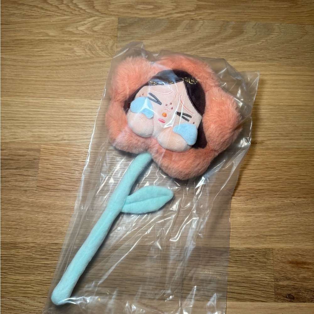 CRYBABY- Orange flower plush